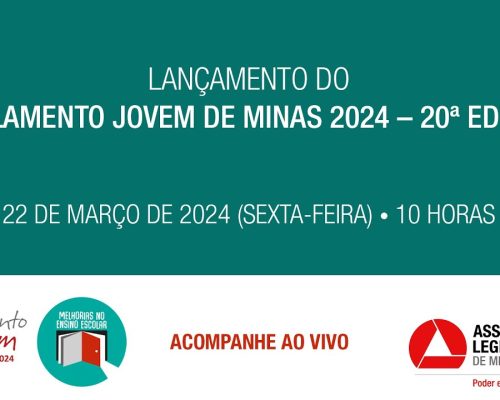 Parlamento Jovem de Minas Finaliza Propostas para Melhorias na Educação e ALMG Debate Novos Projetos de Saúde